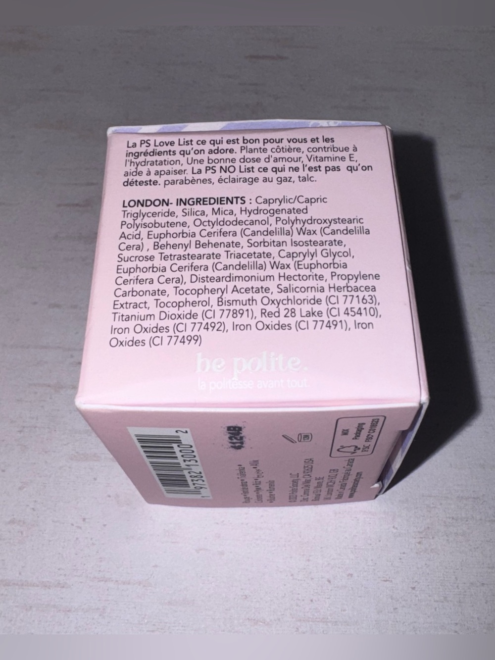 Polite Society Polite Pops Powder Blush Stick in London True Pink BNIB - Picture 10 of 12